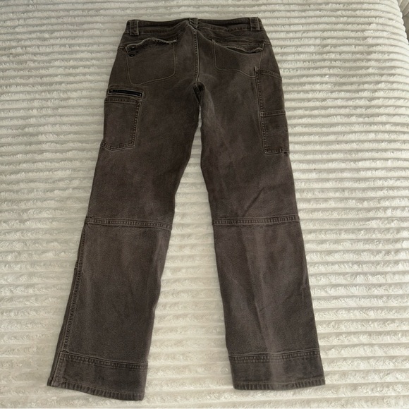 Dovetail Workwear Pants Womens Size 10/30 Day Construct Utility Brown Denim - Picture 7 of 9